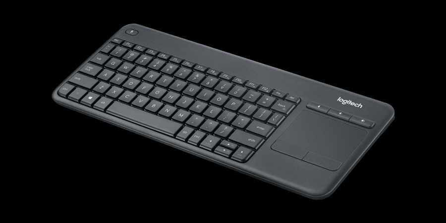 Беспроводная сенсорная клавиатура elogitech K400 Plus