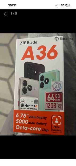 Продам ZTE blade A36