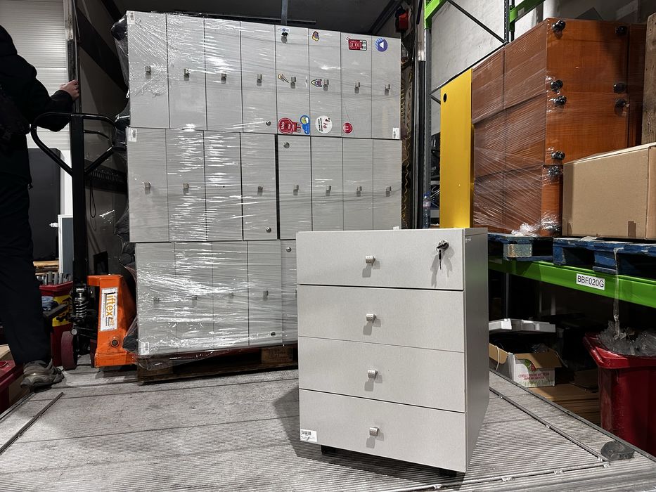 Офис контейнер с чекмеджета на колелца – 45×50×65 см