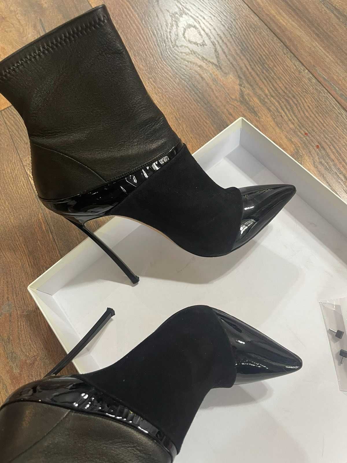 Casadei Боти Tiffany Nero