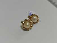 Cercei aur 18k 4.03gr cu perle (r)