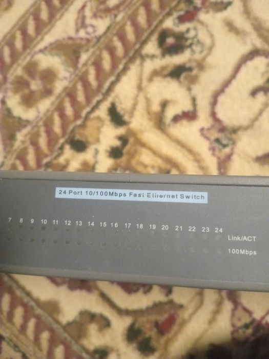 Сетевой коммутатор 24 10/100 мб