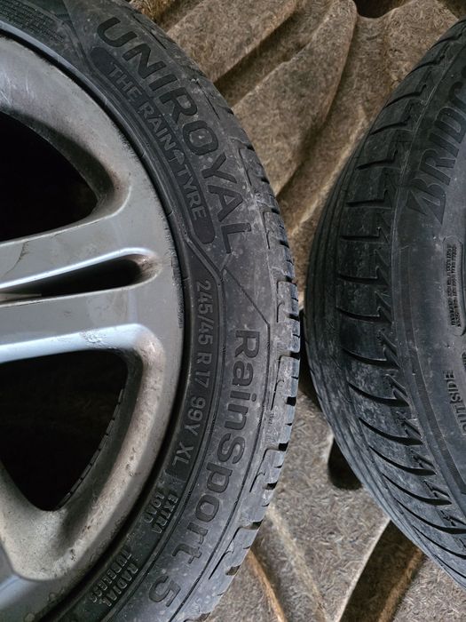 Джанти за Mercedes W211 оригинални 17-ки с летни гуми