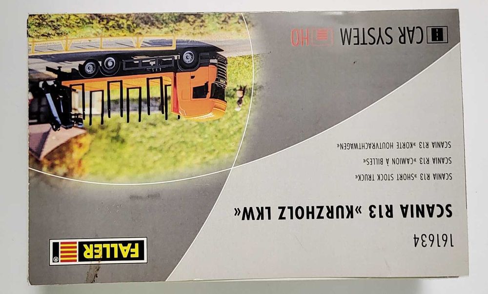macheta Faller Car System camion Scania R13 transport lemne H0 1:87