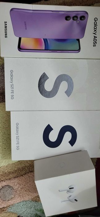 1. Samsung S21 новый 185тыс.тг.  2. Самсунг A05S 60тыс.тг