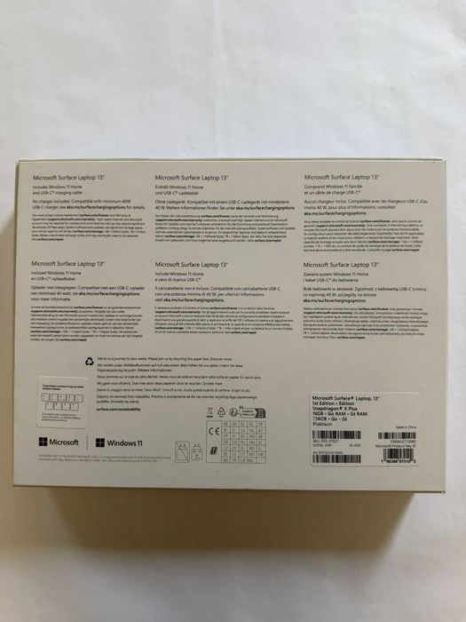 Laptop Microsoft Surface 13" 1st edition ! 2025 ! SIGILAT !