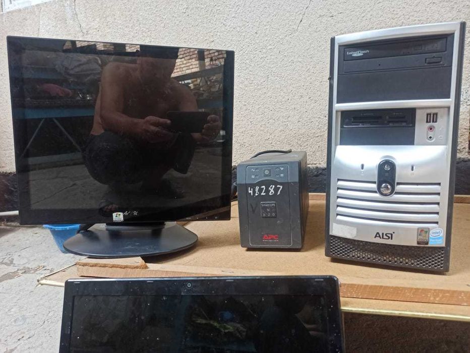Компютер, принтер, УПС, мониторы