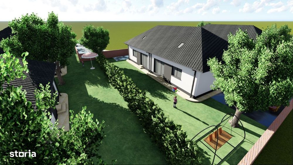 Casa cu 3 camere, Teren 190 mp { Acces rapid STB 440 Piata Sudului }