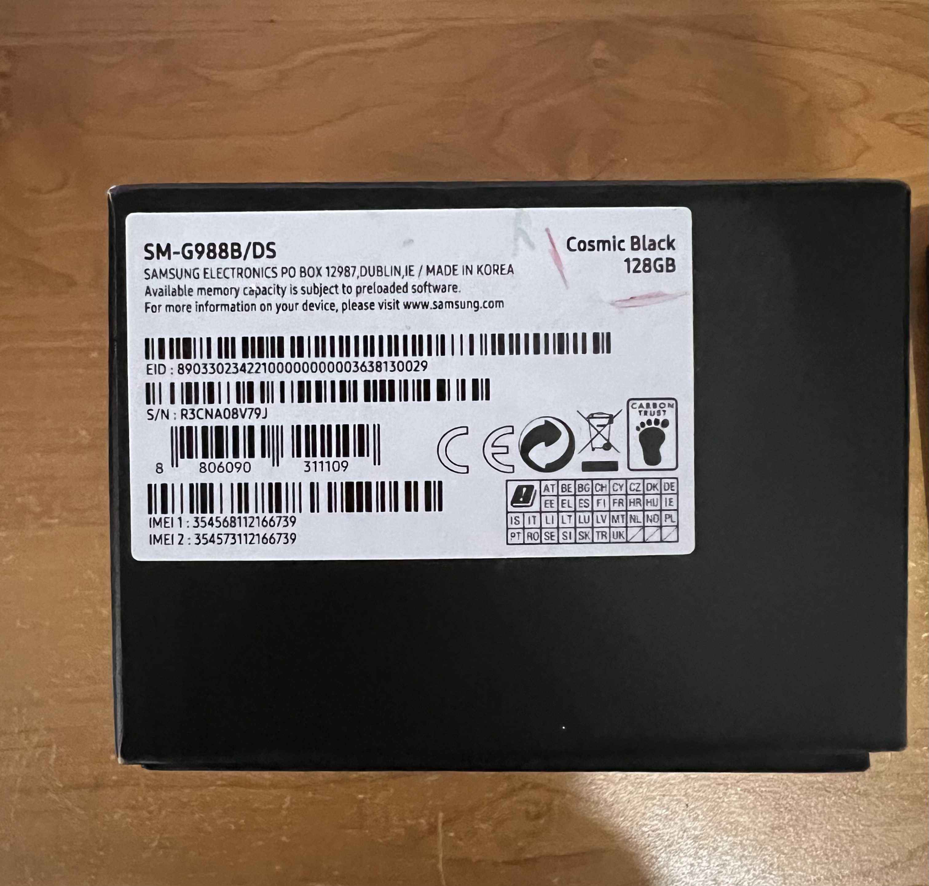 Samsung Galaxy S20 Ultra 5G, 128GB, 12GB RAM, Cosmic Black
