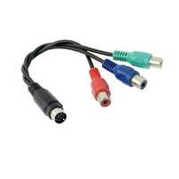 Cablu S-Video 5Pini to 3RCA RGB, pentru Placa Video