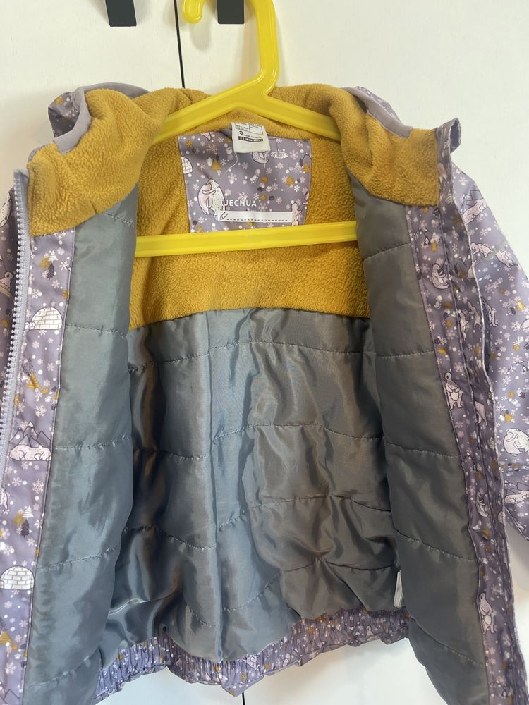 Зимно яке за момиче 116-122см Quechua