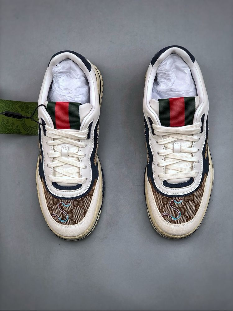 Gucci 41,42. Re-web Leather sneakers mens pantofi sport