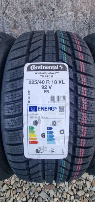 Anvelope Continental WinterContact TS870P FR M+S 225/40 R18 92V