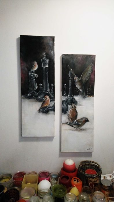 Маслена картина "Cage"