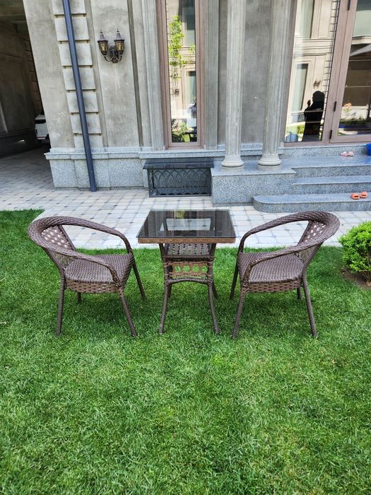 RATAN Stol stoli 2x1,