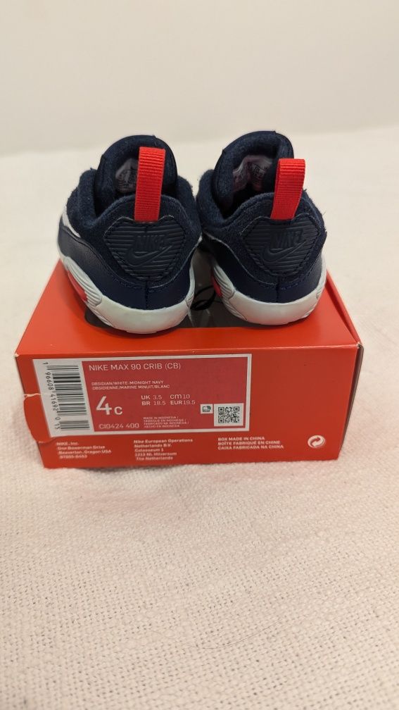 Бебешки обувки / Буйки Nike Max 90 Cot, размер 19.5