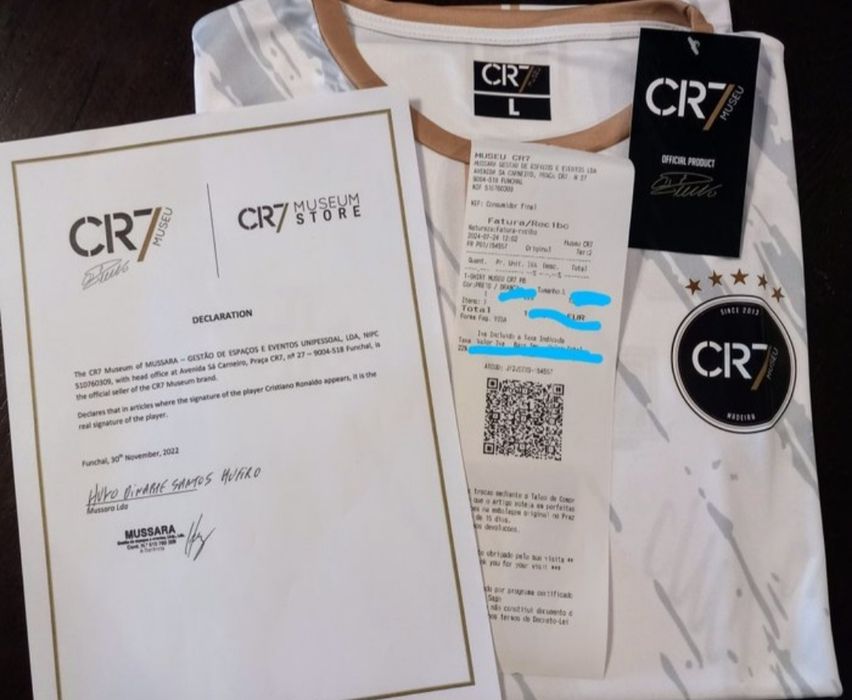 Tricou semnat de Cristiano Ronaldo