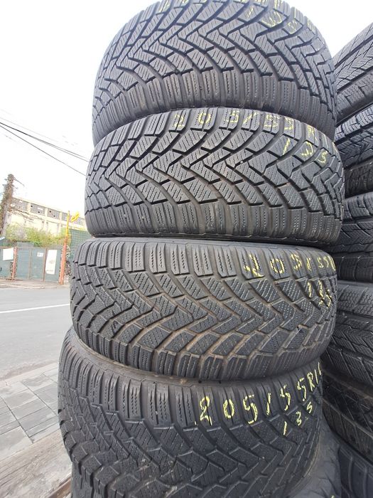 4 anvelope iarna 205/55r16 Continental Montaj Gratuit