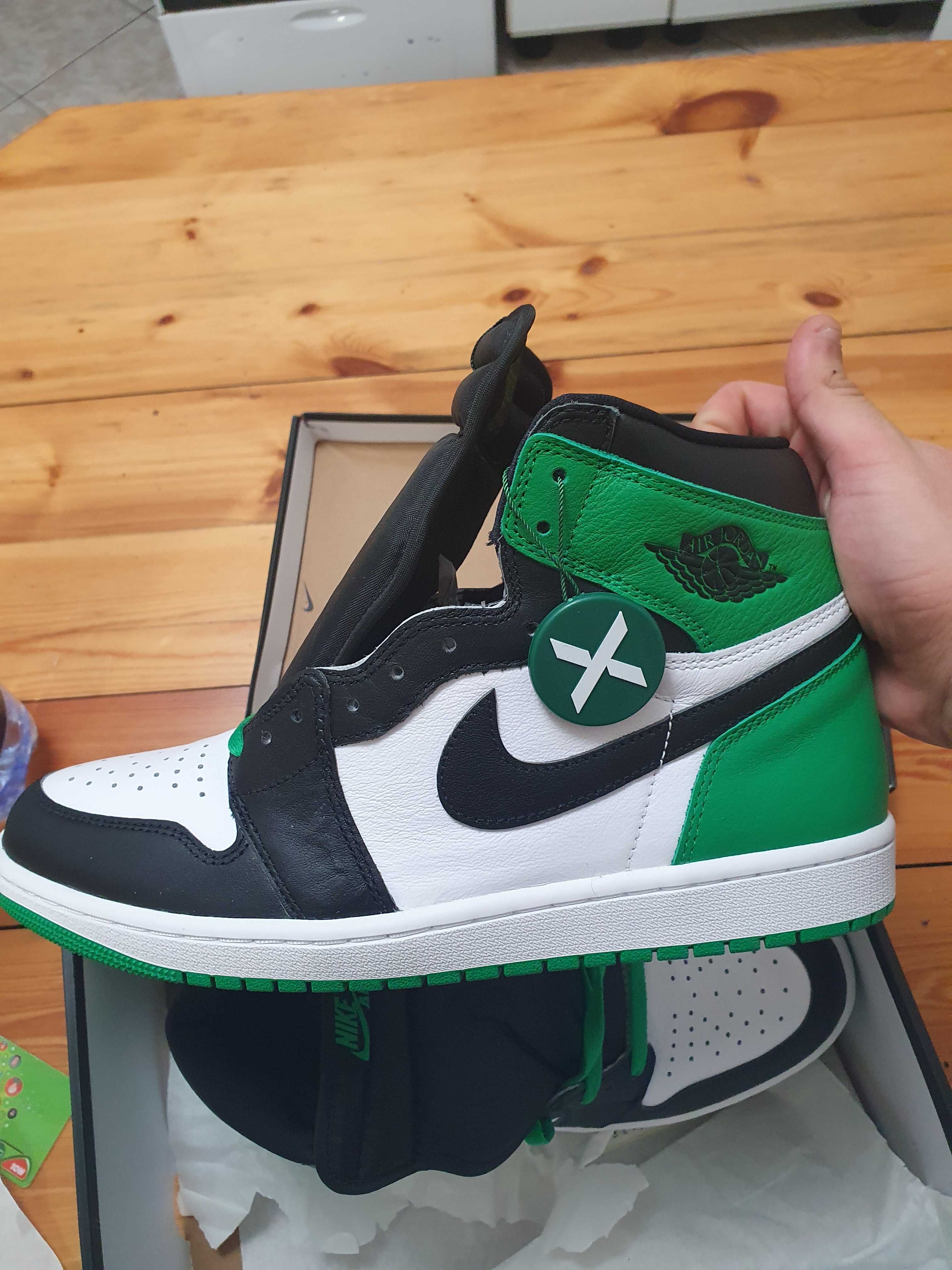 Jordan retro 1 high OG Lucky green