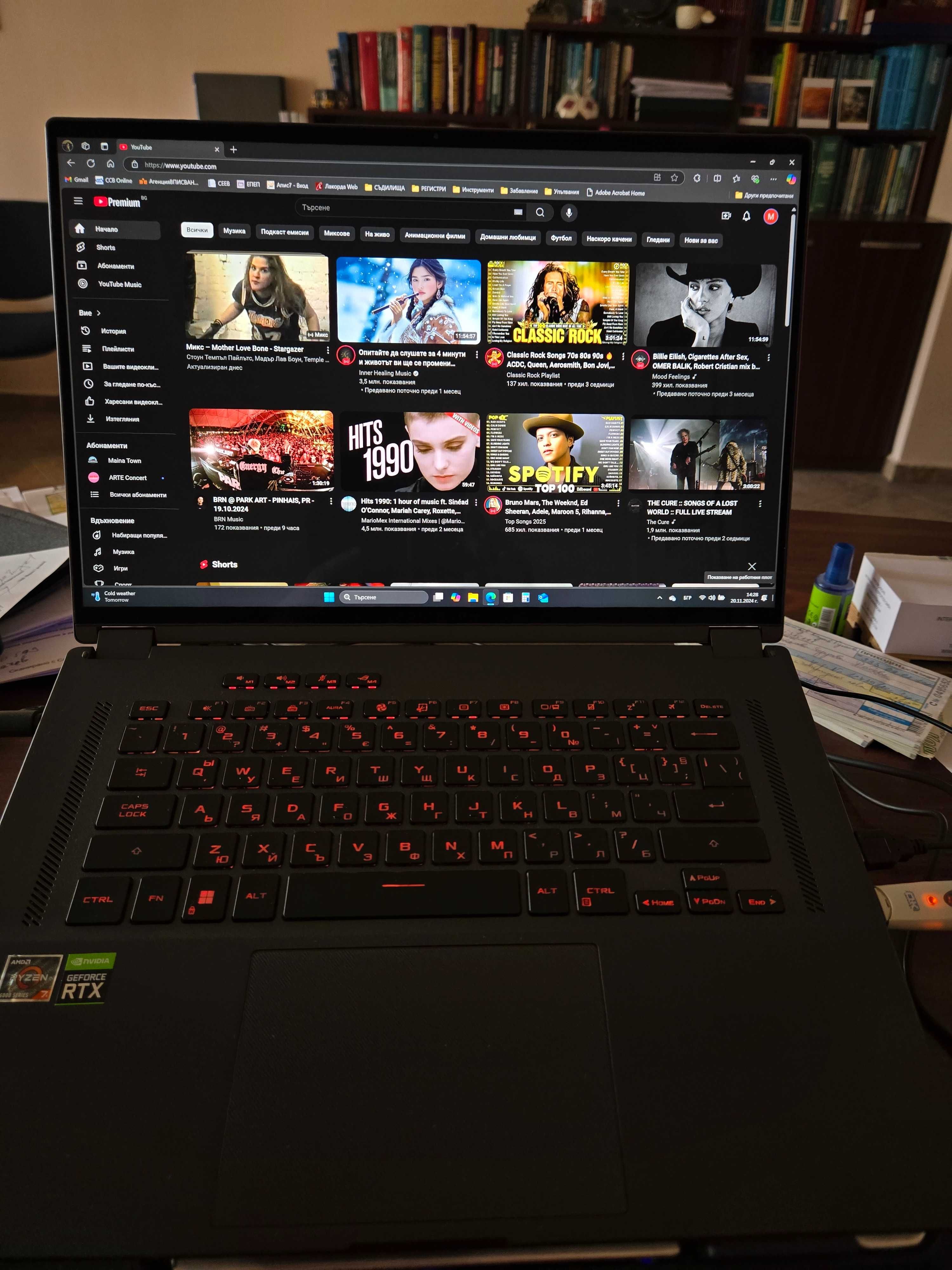 ASUS ROG FLOW X16 GV601RM в гаранция, практически нов