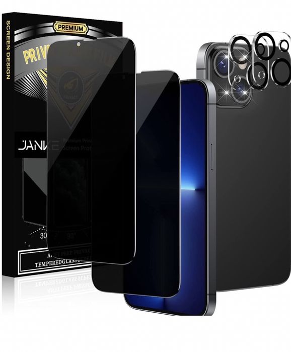 Protect Front/Back Camera +Folie Sticla Iphone 17/16E/15/14/13 PRO MAX