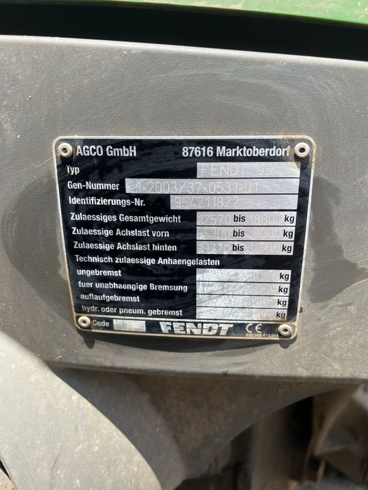 Fendt 939 Vario S4 SCR Power