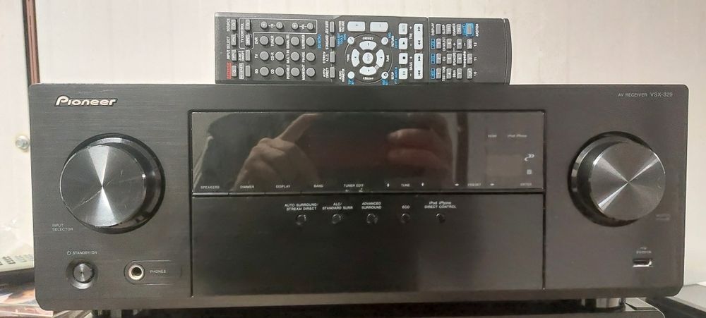 Ресивър ONKYO TX-NR414 и PIONEER VSX329K сдистанционни.