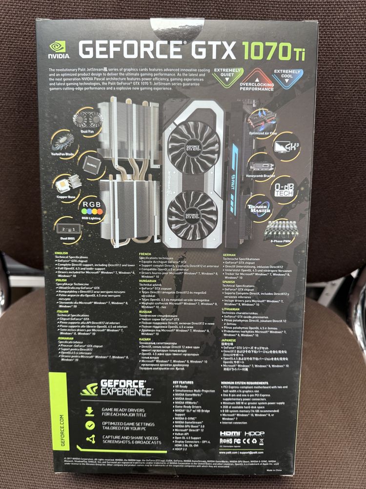 Palit Jet Stream Geforce GTX 1070Ti Гаранция