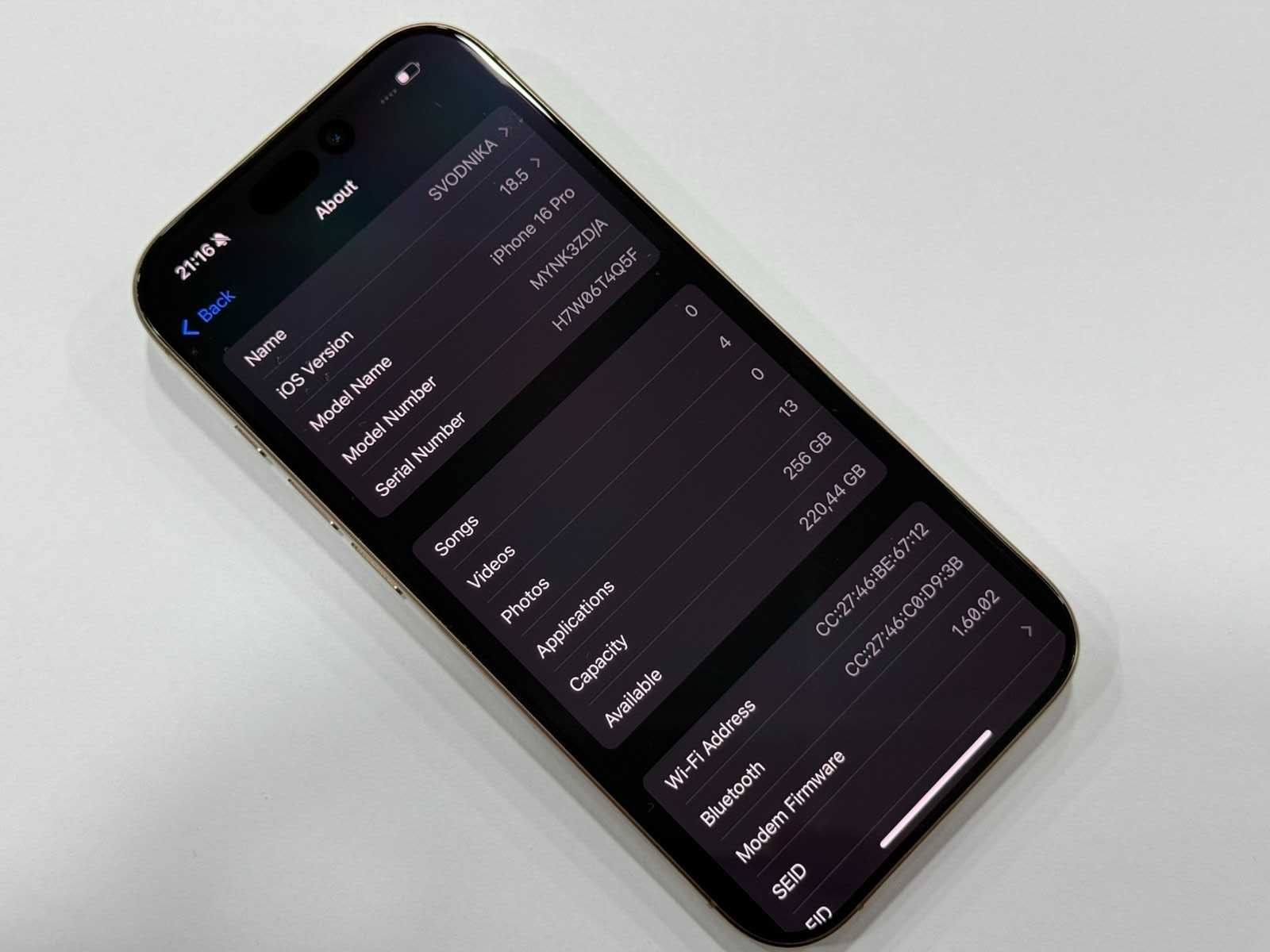 iPhone 16 Pro 256GB 100% – кутия и гаранция