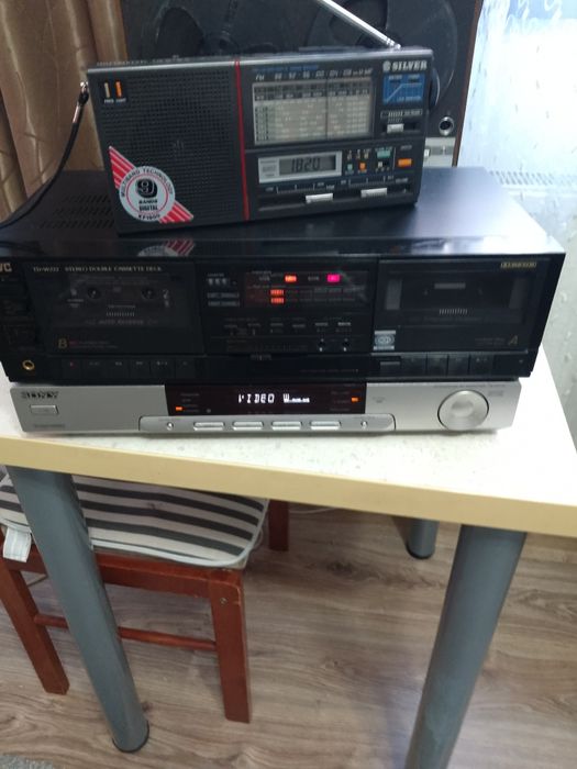 Dublu deck jvc, amplificator.Sony.radio.japonia