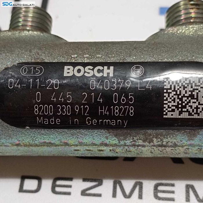 Rampa Presiune Combustibil Motorina Injectoare Renault Trafic 2 1.9 DCI 2001 - 2015 Cod 0445214065 8200330912 [X1111]