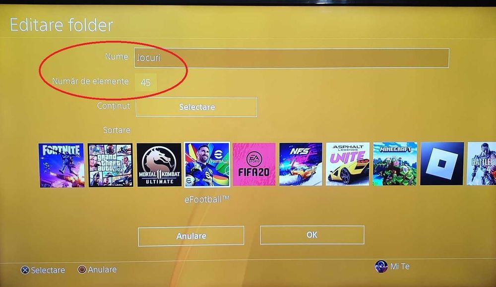 PS4 SLIM cu 45 jocuri instalate instalate in ea si 2 Manete.