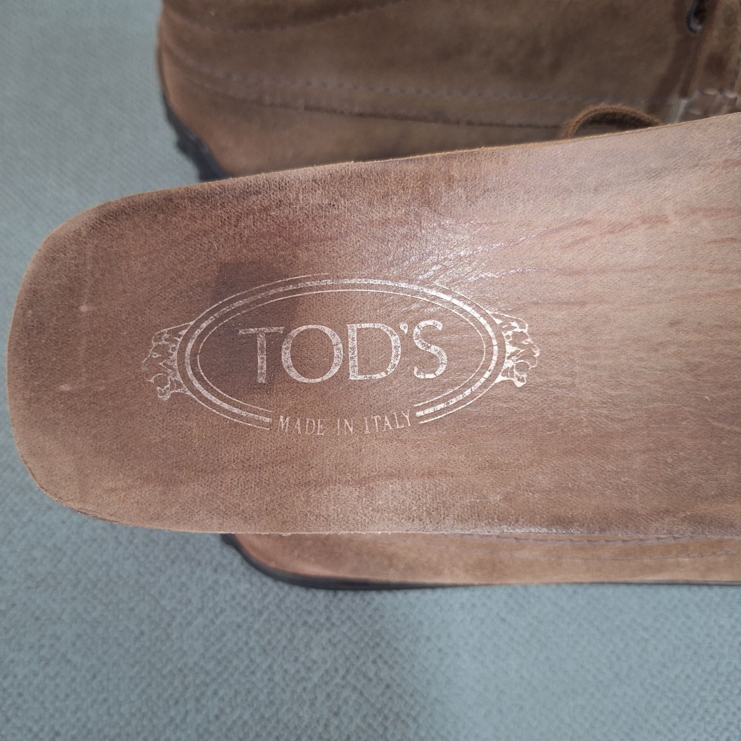 Tod's замшевые кожаные ( Италия)