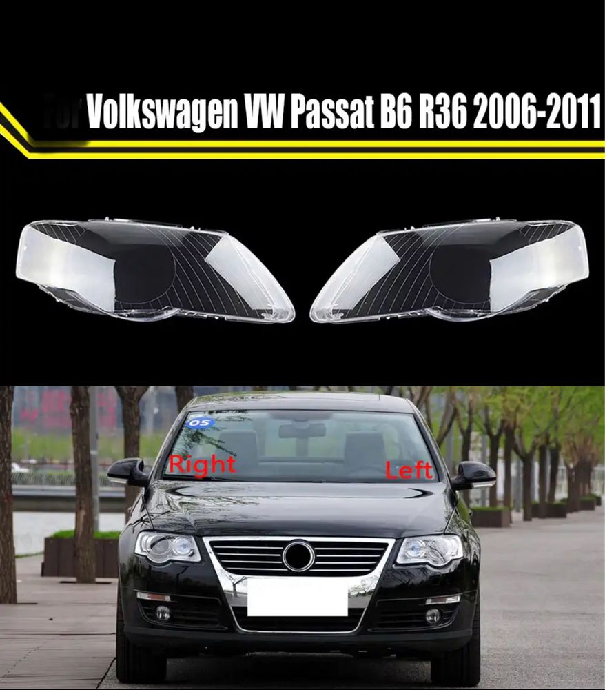 sticla far vw passat b6 2006-2011