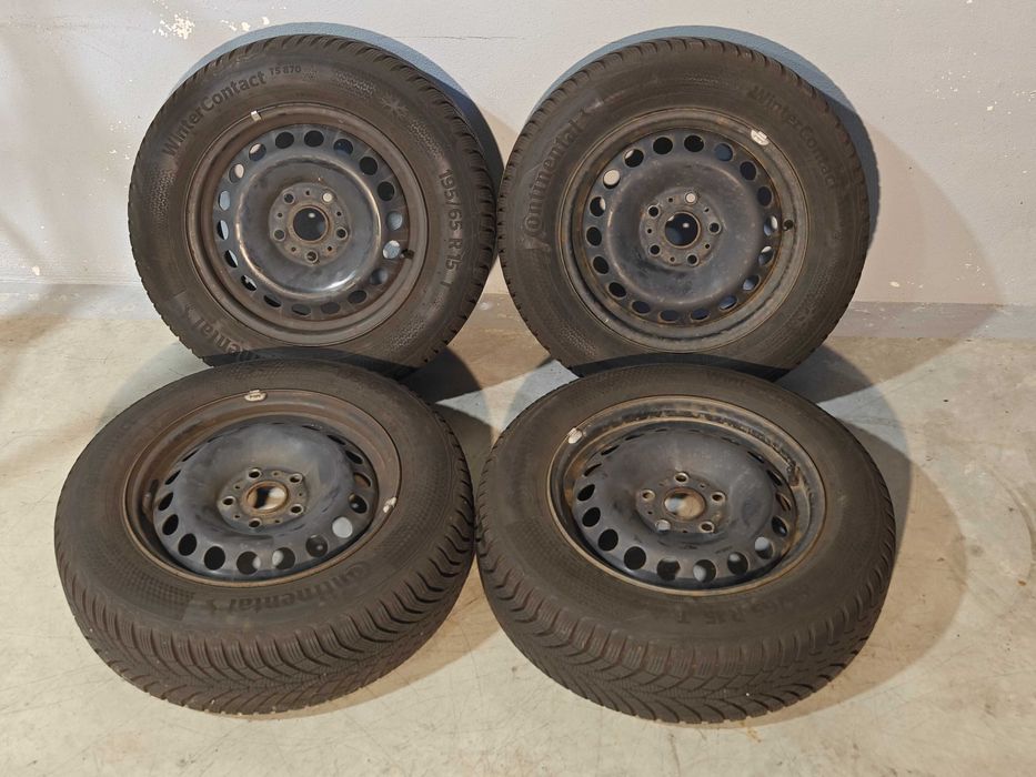 Roti/Jante 15 cu anvelope de iarna 195/65R15 VW Golf 6 Golf 7