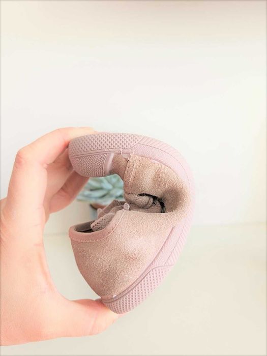 Детски Гуменки Mango, 24 номер, естествен велур