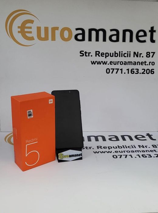Smartphone Xiaomi Redmi 5 Black, 3 GB RAM, 32GB ROM -G-