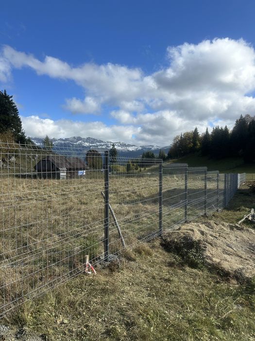 Echipe de garduri din plasa bordurata