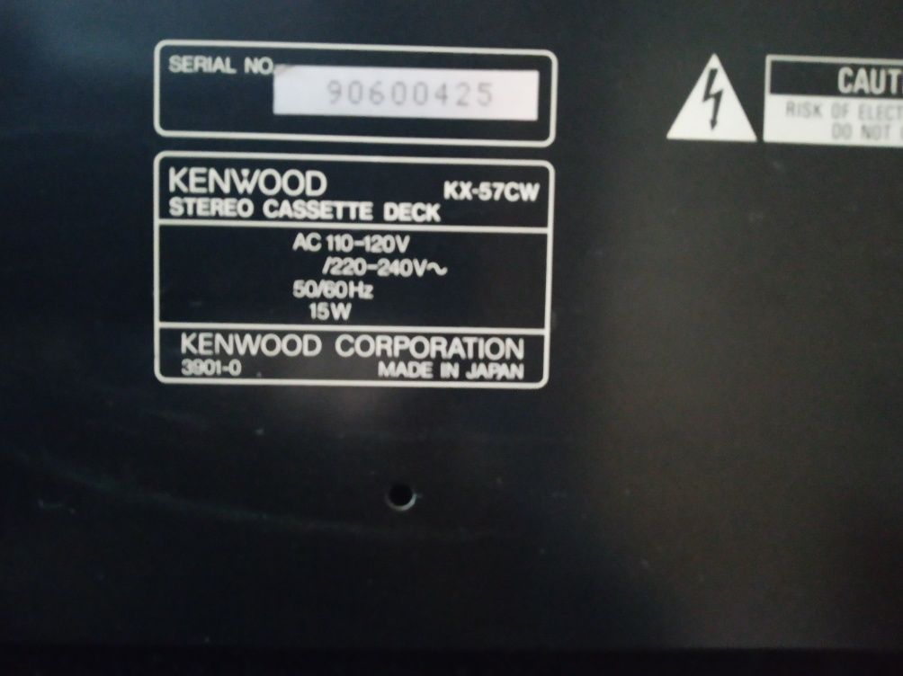 Кассетные магнитофон дека " kenwood " двухкассетник made in japan