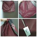 Geanta Xxl  shopper 40/40 cm visiniu inchis
