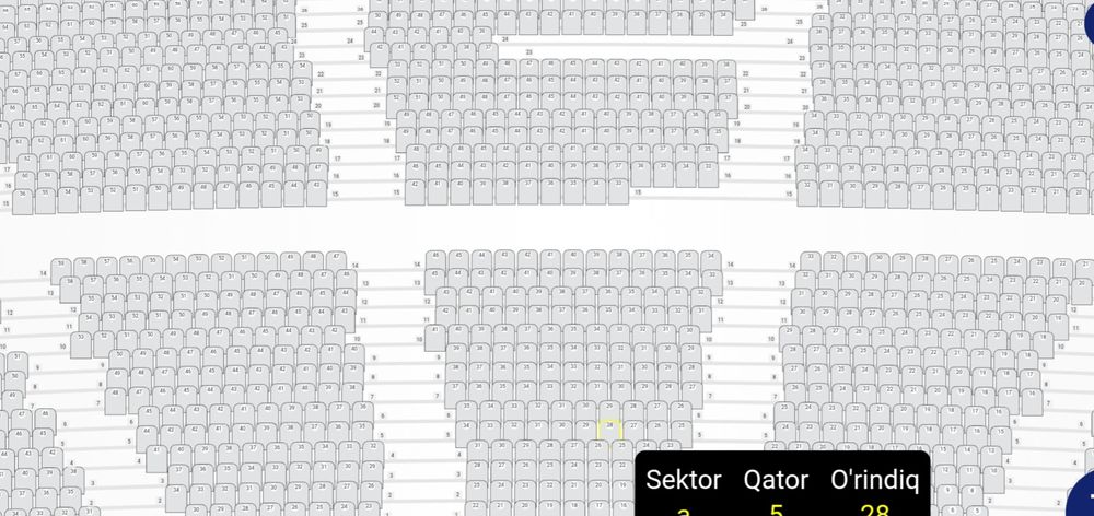 Avaz Oxun konsertiga biletlar bor.
