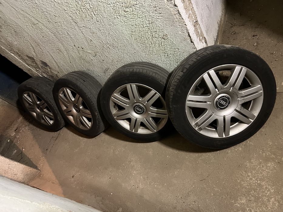17-ки Джанти с гуми Audi 5x112mm