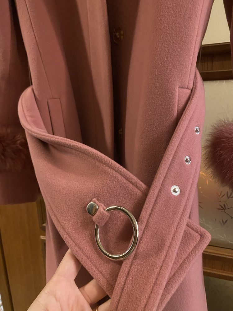Palton dama roz nou