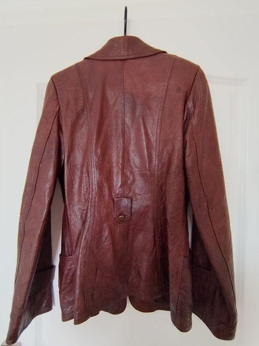 Jachetă din piele naturală