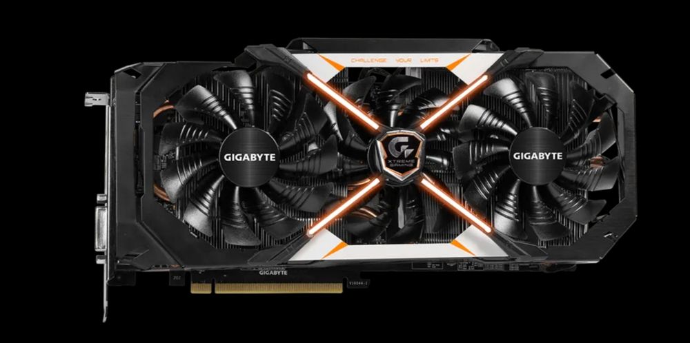 Видеокарта Gigabyte GTX 1070 Extreme Gaming в прекрасном состоянии
