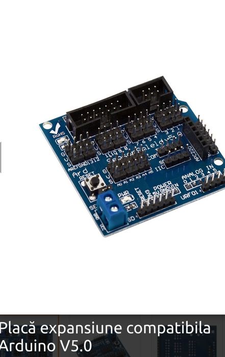 Senzor prezența PIR HC-SR501 și Placă expansiune compatibila Arduino V