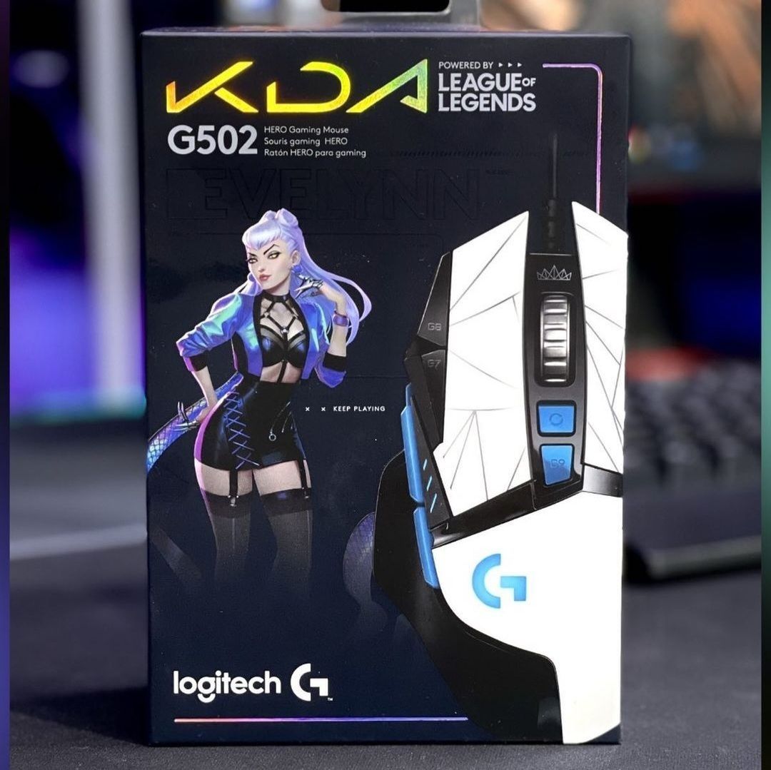 Оригинал! Logitech G502 KDA League/Legends Проводная мышка/мышь