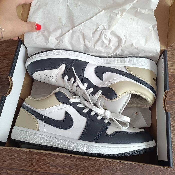 NOI! Jordan-AIR JORDAN 1 - Sneakers low - summit white/off noir rattan