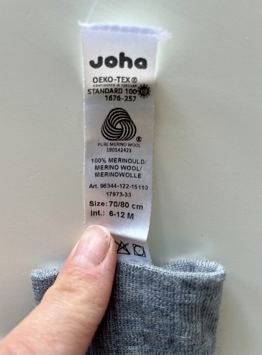 Manusi lana Joha 6-12 luni