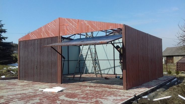 Construim garaje auto pe structura metalica